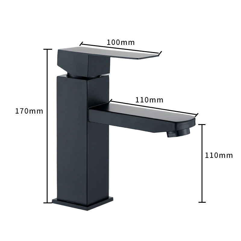 Рисунок 5 - Серый квадратный смеситель из нержавеющей