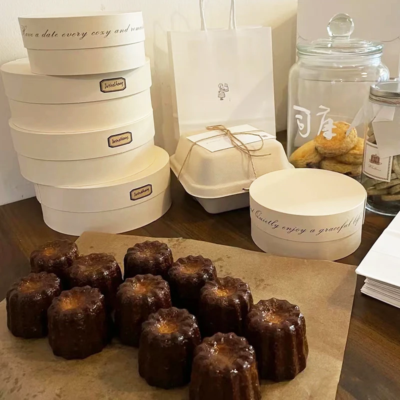 Bakery Pastry Paaging Box Candy Nougat Sugar Cookie Box Madeleine Cake Box Confectionery Box Kitchen Baking Supplies