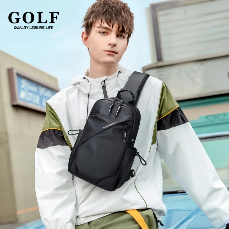 

GOLF Chest Bags for Man 2024 Men's Cross Side Bag Nylon Waterproof Crossbody Travel Shoulder Casual Bags Waist Packs for Phone