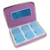 72Slots Purple Nail Art Stamping Plates Holder Storage Bag Empty Case Rectangle Template Accessories Tools For 6*12cm/6*6cm 5