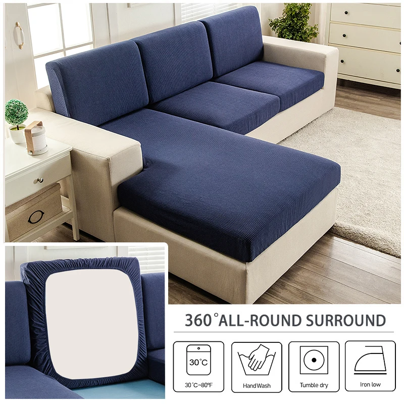 Waterproof Sofa Covers for Living Room Pets Kids Furniture Protector Seat Chair Cover Stretch Thicken Fabric Couch Cover 1-4seat 4