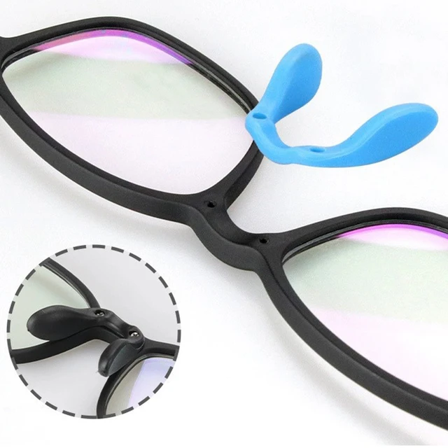 Almohadillas suaves de silicona para gafas, almohadilla antideslizante para  la nariz, accesorios para gafas, color U, 1 a 5 unidades - AliExpress