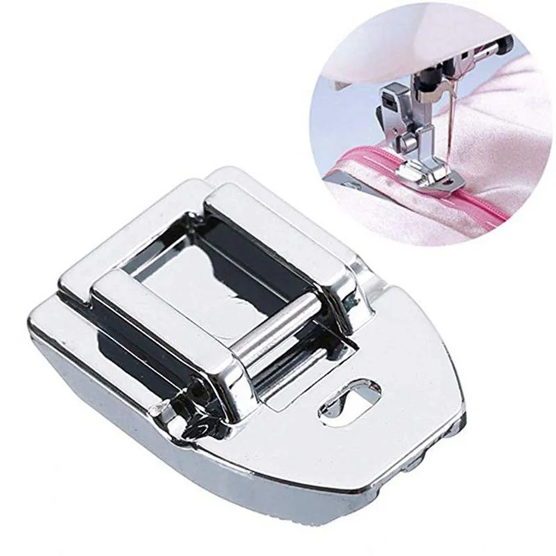 Metal Invisible Zipper Household Sewing Machine Parts Presser Foot Zipper Sewing Machine Presser Foot Accessories-Y78A