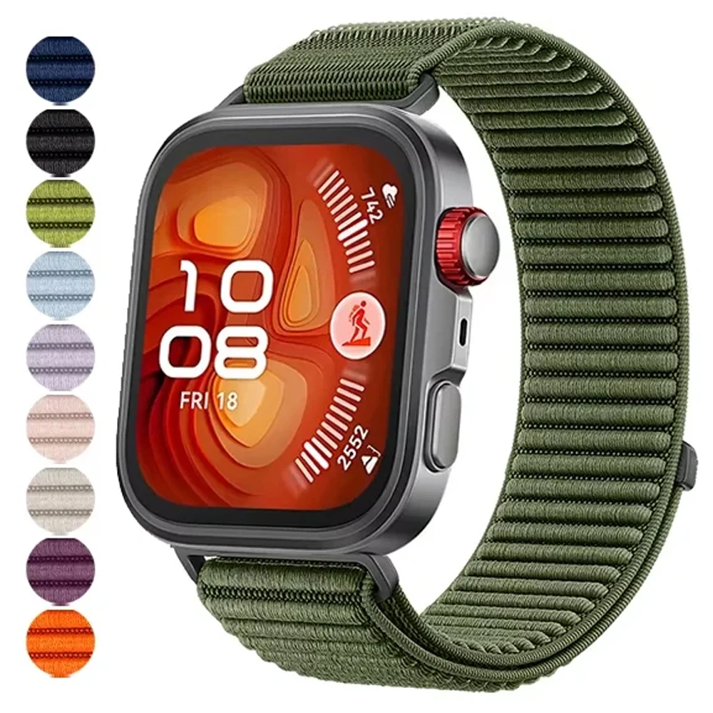 Nylon Loop Woven Sports Wristband
