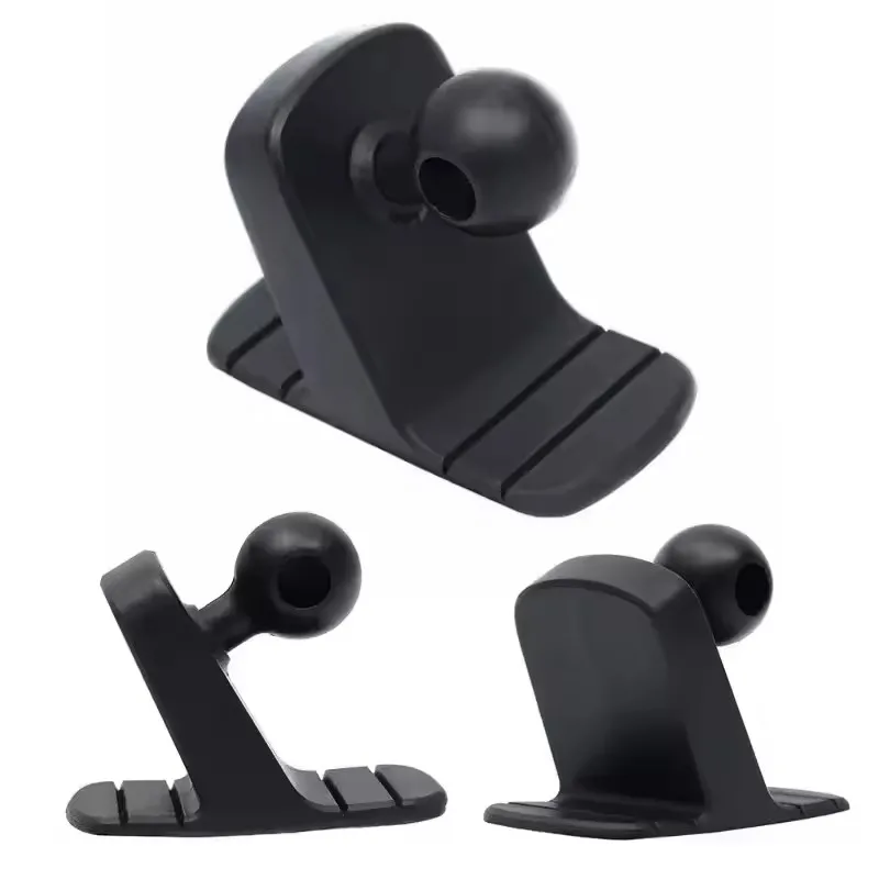 Universal Car Phone Holder with Anti-Slip Dashboard Mount & Suction Cup Attachment