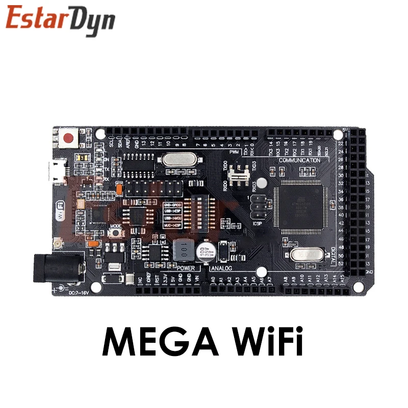 MEGA 2560 PRO Embed CH340G/ATMEGA2560-16AU Chip mit männlichen Pinheadern, kompatibel mit Mega2560 – Detail 7