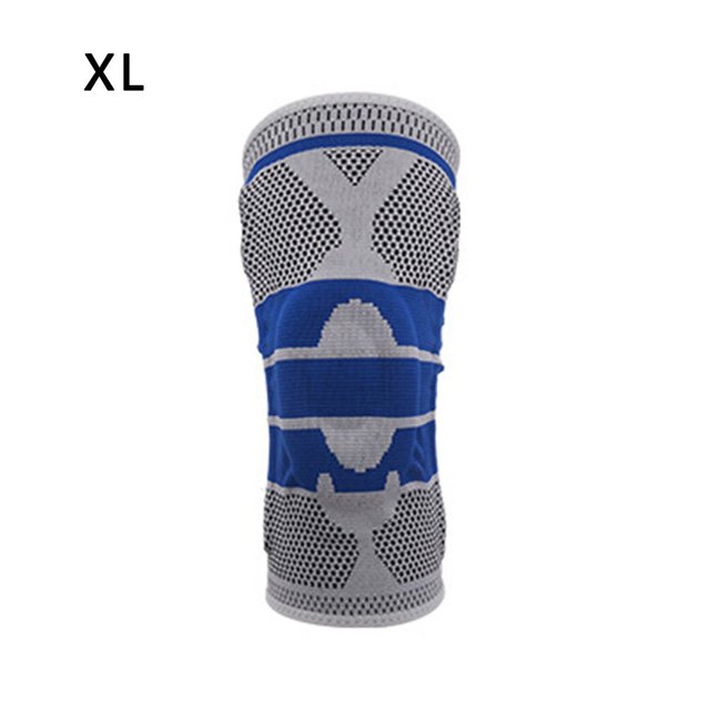 Knee Pads Support Silicone Spring Knee Protector Brace Basketball Running Kneepad Tactical Kneecap Fitness Accessoriy