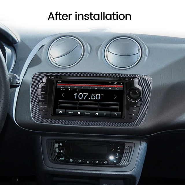 Podofo Carplay Radio Coche para Seat Ibiza 2009-2013, HiFi Android Auto,  Pantalla Páctil de 9 GPS Manos Libres Bluetooth WiFi FM RDS USB Estéreo :  : Electrónica