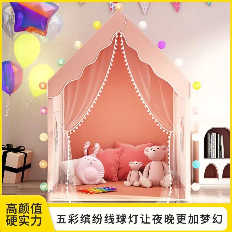 Indoor Folding Kids Tents Tipi Baby Play House Girls Princess Castle Child Room Toy House Kid Bed Game Large Children Toy Tents