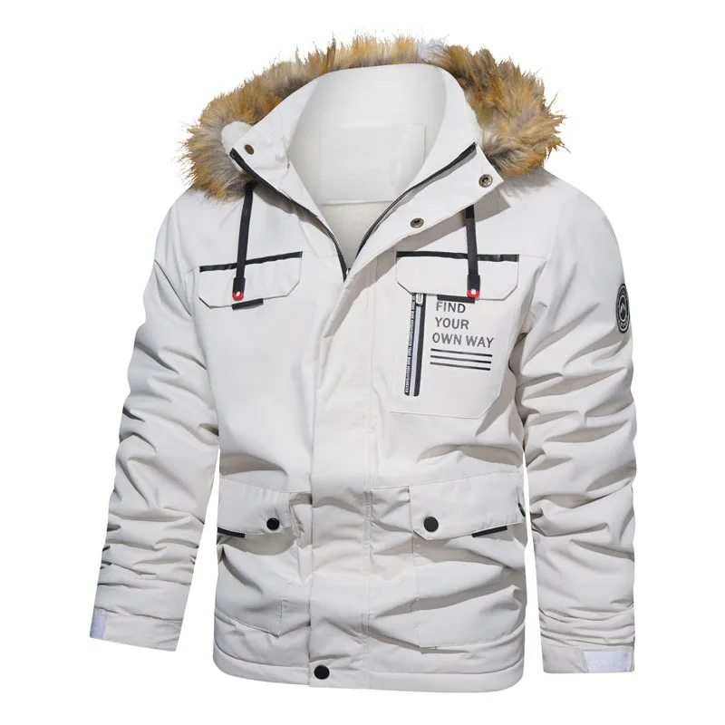Anorak Men's Clothing Winter Coat Coats Man Overcoat Male Cold Windbreaker Big Size Clothes Jackets Parkas Products Sweaters New