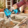 Cordless Handheld Hot Air Gun Electric Heat Gun with 3 Nozzles Industrial Home Shrink Wrapping Tool Cordless Blower For Makita 2