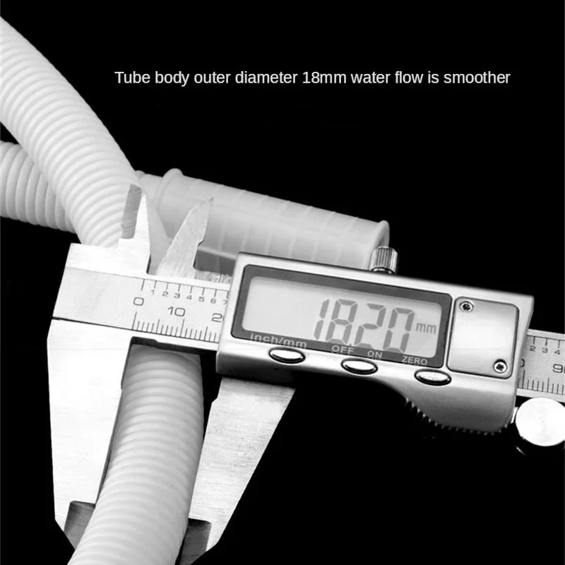 Flexible Air conditioning drain hose Water Inlet Extension Pipe Washing Machine Faucet Connector Bathroom Kitchen Accessories plumbing hose water pipe drain hose plumbing supply hose