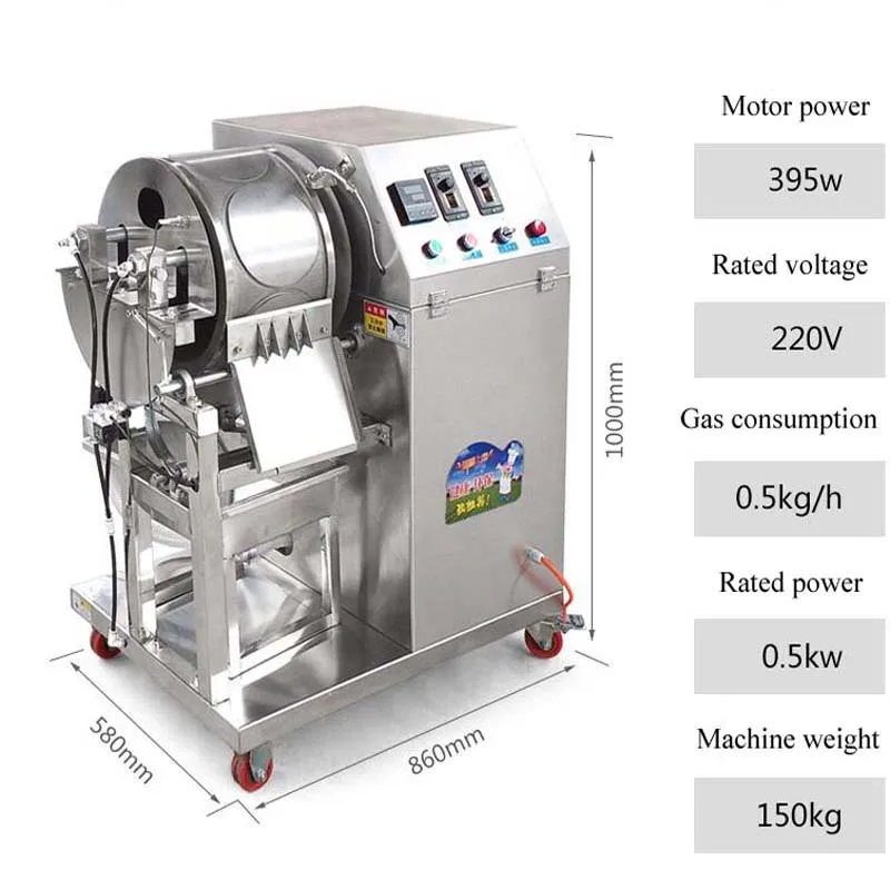 

PBOBP Size Customized Automatic Maker Machine Layer Cake Skin Machine Spring Roll Wrapper Crepe Layer Cake Making Machine