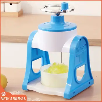 Emption!1 PCS Shaved Ice Machine Home Small Manual Ice Crusher Summer Hand-Shake Ice And Hail Ice Ice Breaker Make Ice Maker Blu 1