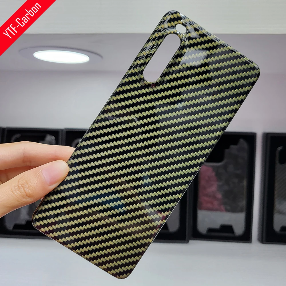 

Чехол для телефона из углеродного волокна YTF для Sony xperia 10V, Ультратонкий чехол с мягкой рамкой из углеродного волокна для xperia 10V, чехол