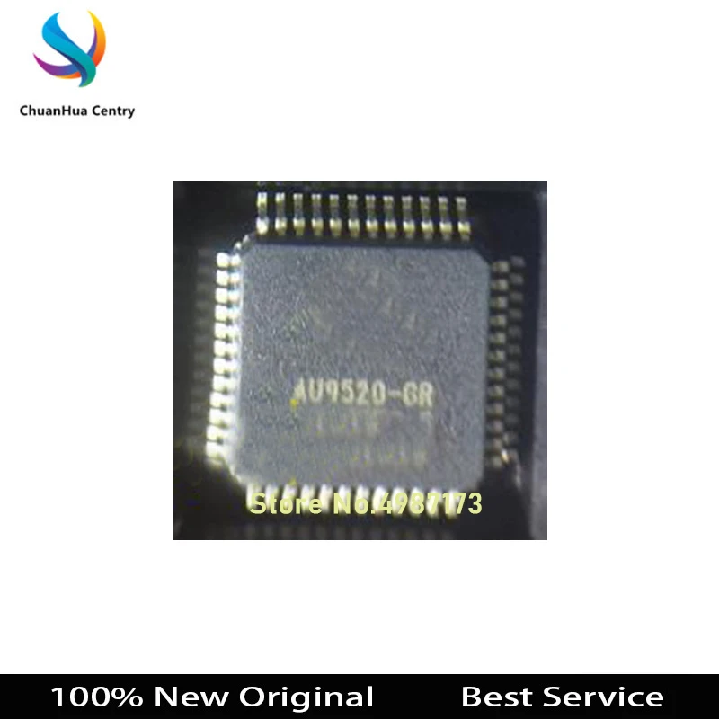 

2 Pcs/Lot AU9520-GR-48 QFP New and Original In Stock