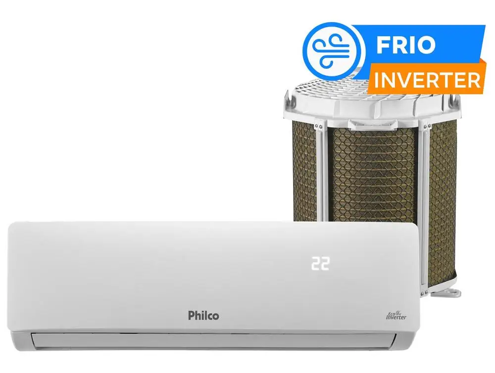 Ar-condicionado Split 9000BTUs Philco Inverter Frio PAC9FC - 220V 2