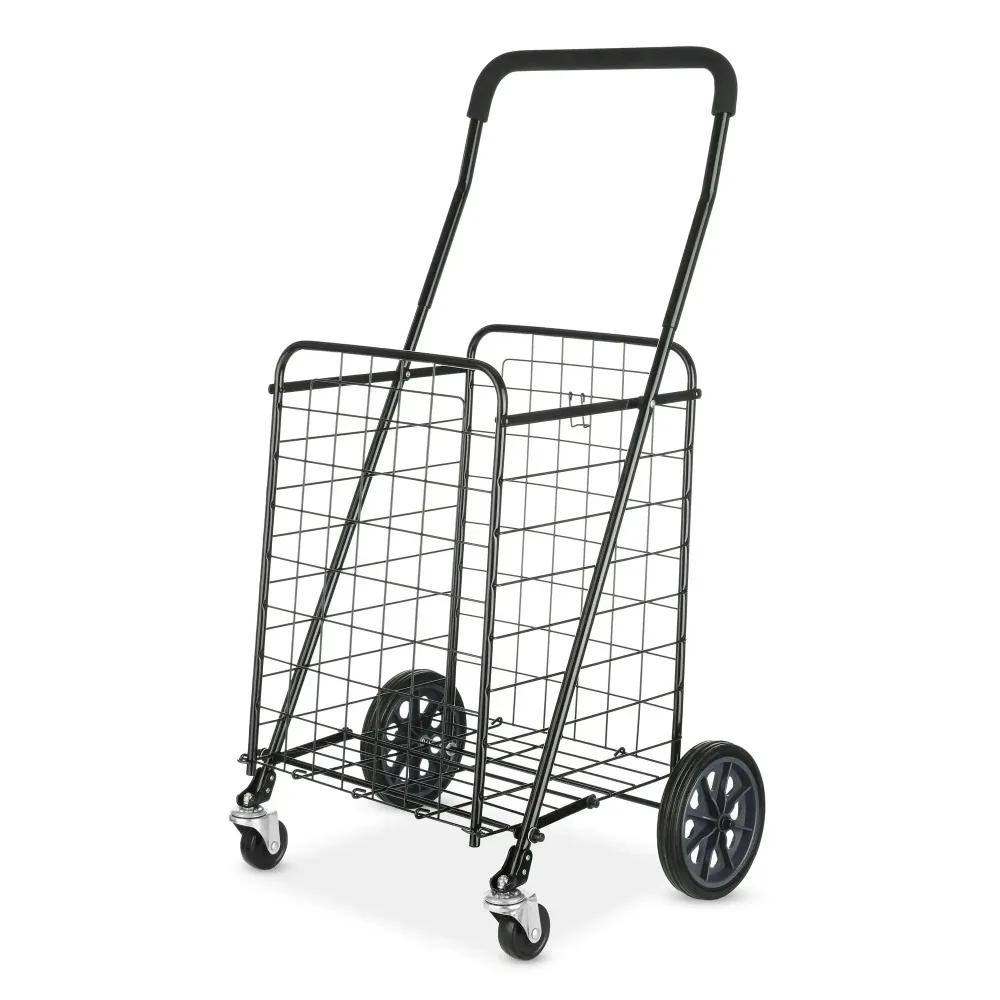 

Mainstays Adjustable Steel Rolling Multi-Use Cart, Black