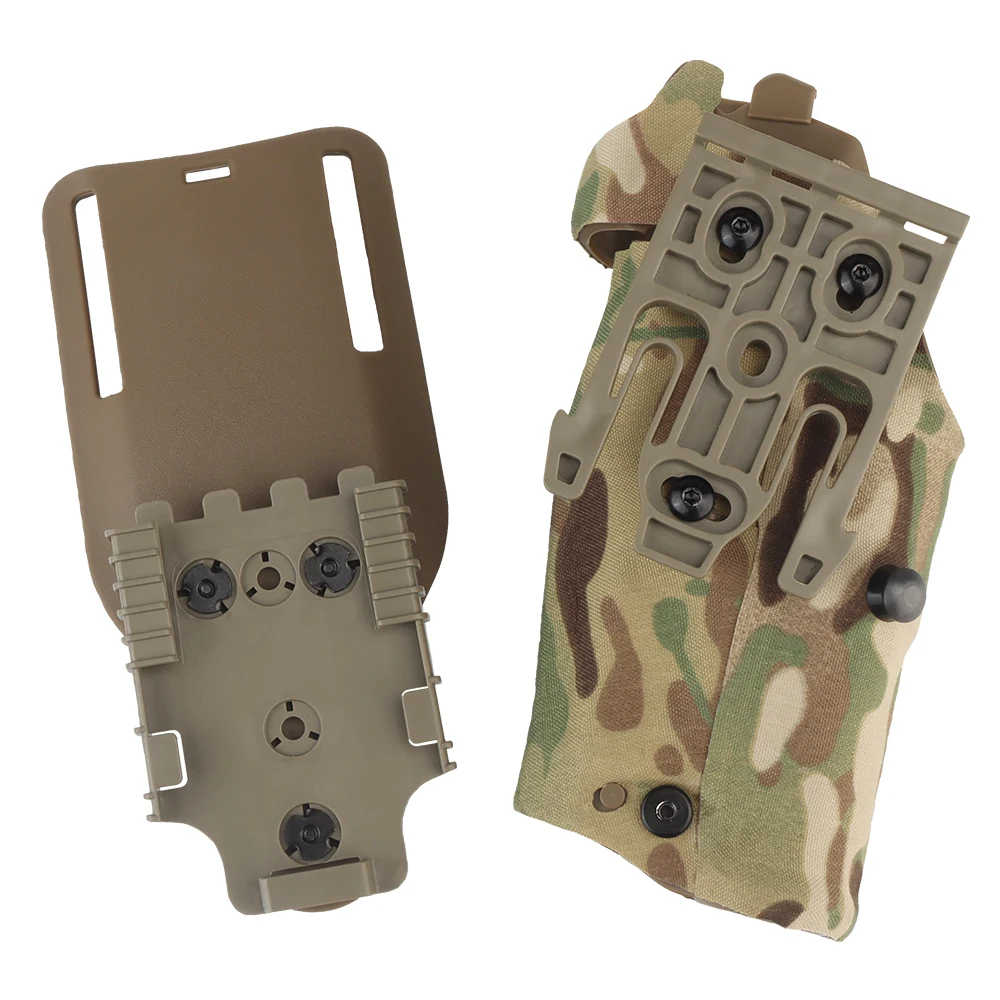 6354DO Tactical Pistol Holster For Glock 17 With X300/X300U Flashlight Quick Release Hunting Airsoft Holster Case QLS System Kit