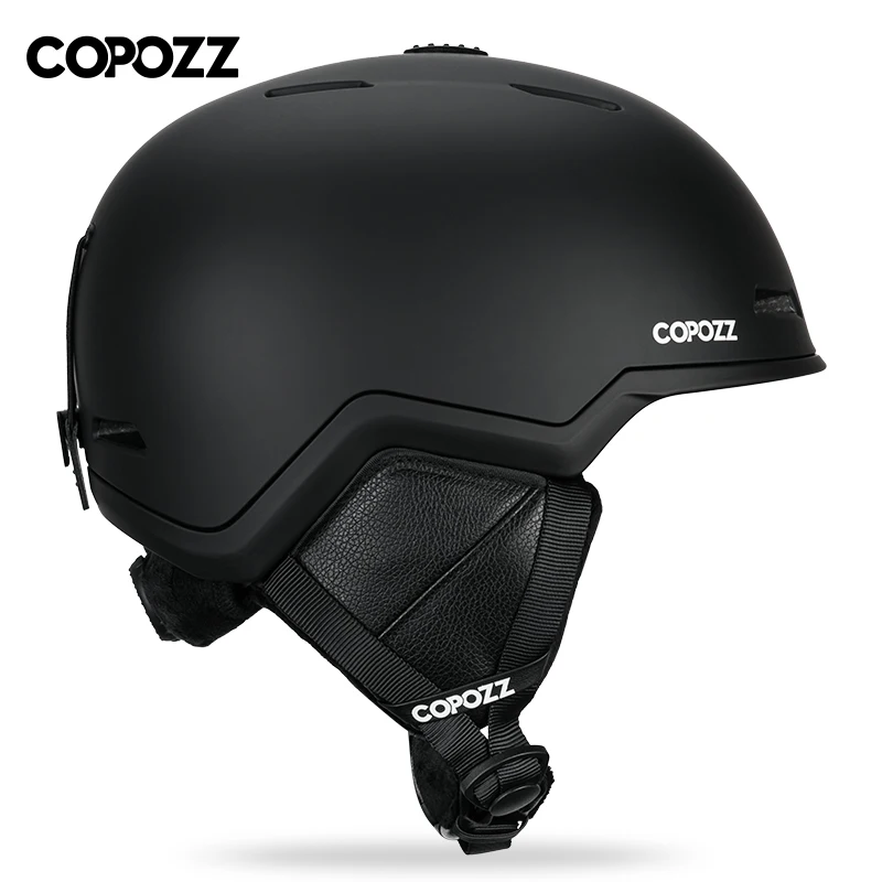 COPOZZ 21200 Ski Helmet Half-covered Anti-impact Skiing Helmet For Adult Men Women Ski Skateboard Snowboard Safety Helmet Female Male