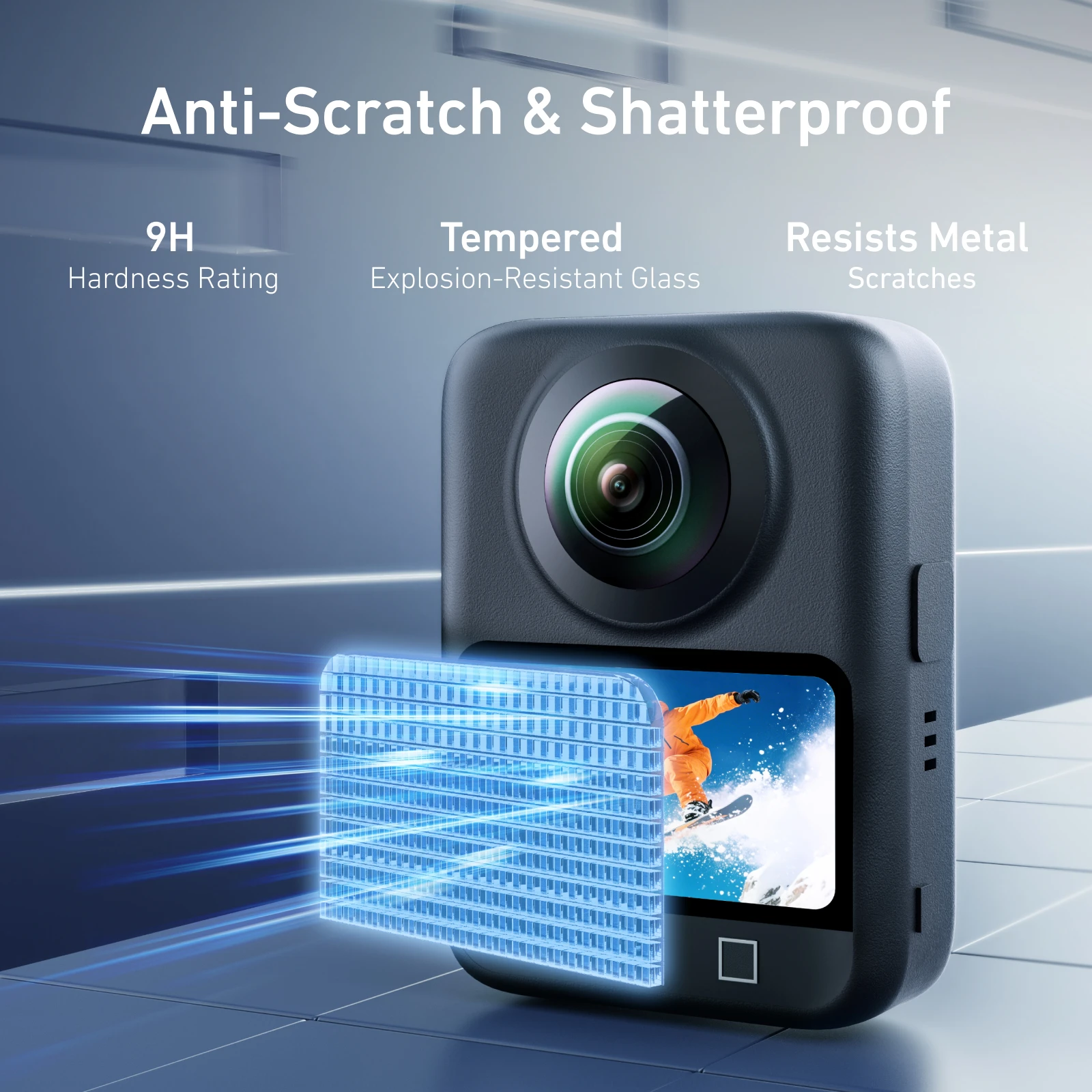 9H HD Tempered Glass Flim for OSMO 360 Photographic camera Screen Protector Gim
