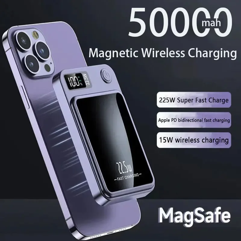 

Внешний аккумулятор Macsafe на 50000 мА · ч с магнитом для iphone 12, 13, 14 Pro Max