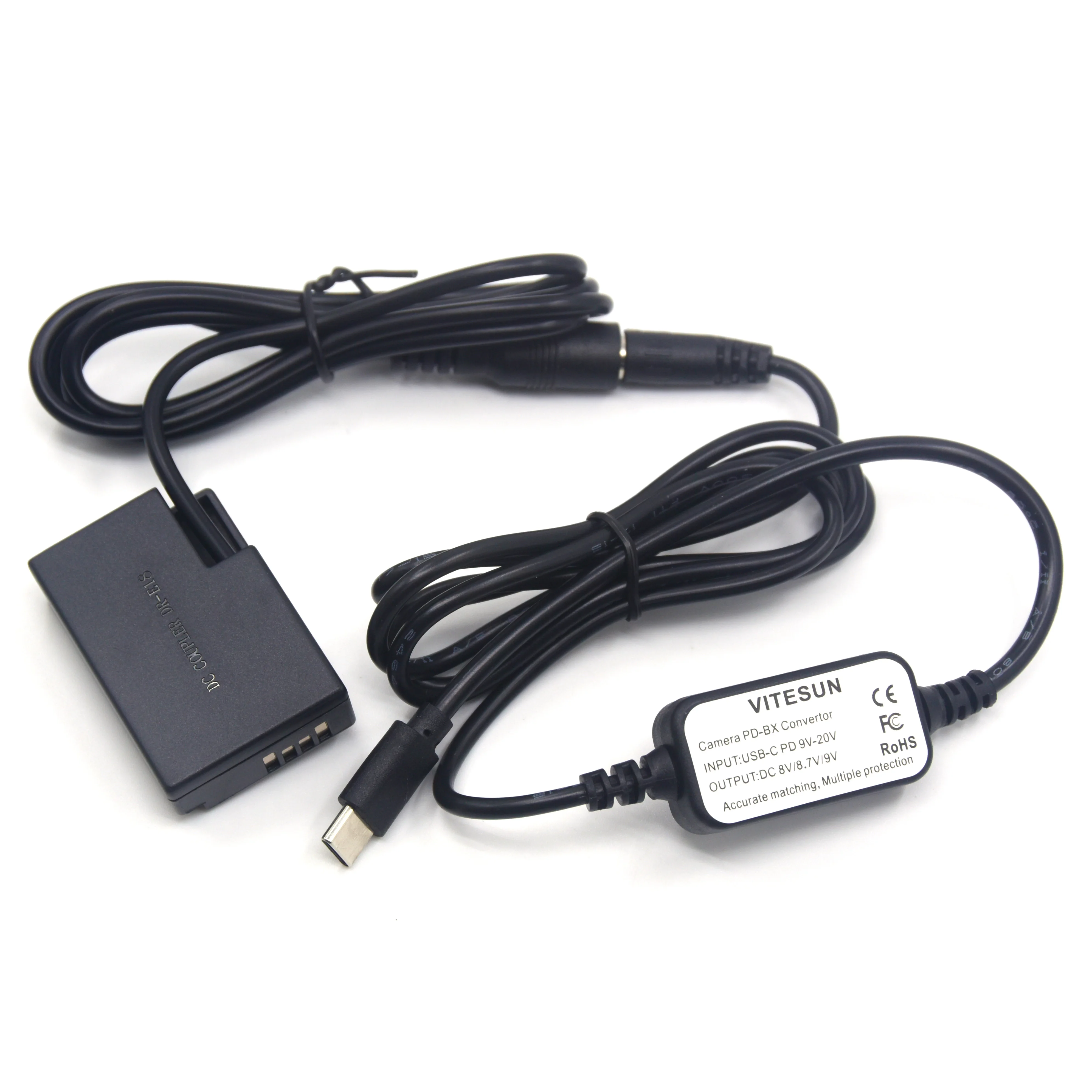 USB Type-C Power Adapter Cable + LP-E17 Dummy Battery DR-E18 for Canon EOS 750D Kiss X8i T7i T6i 760D T6S 77D 800D 200D Rebel