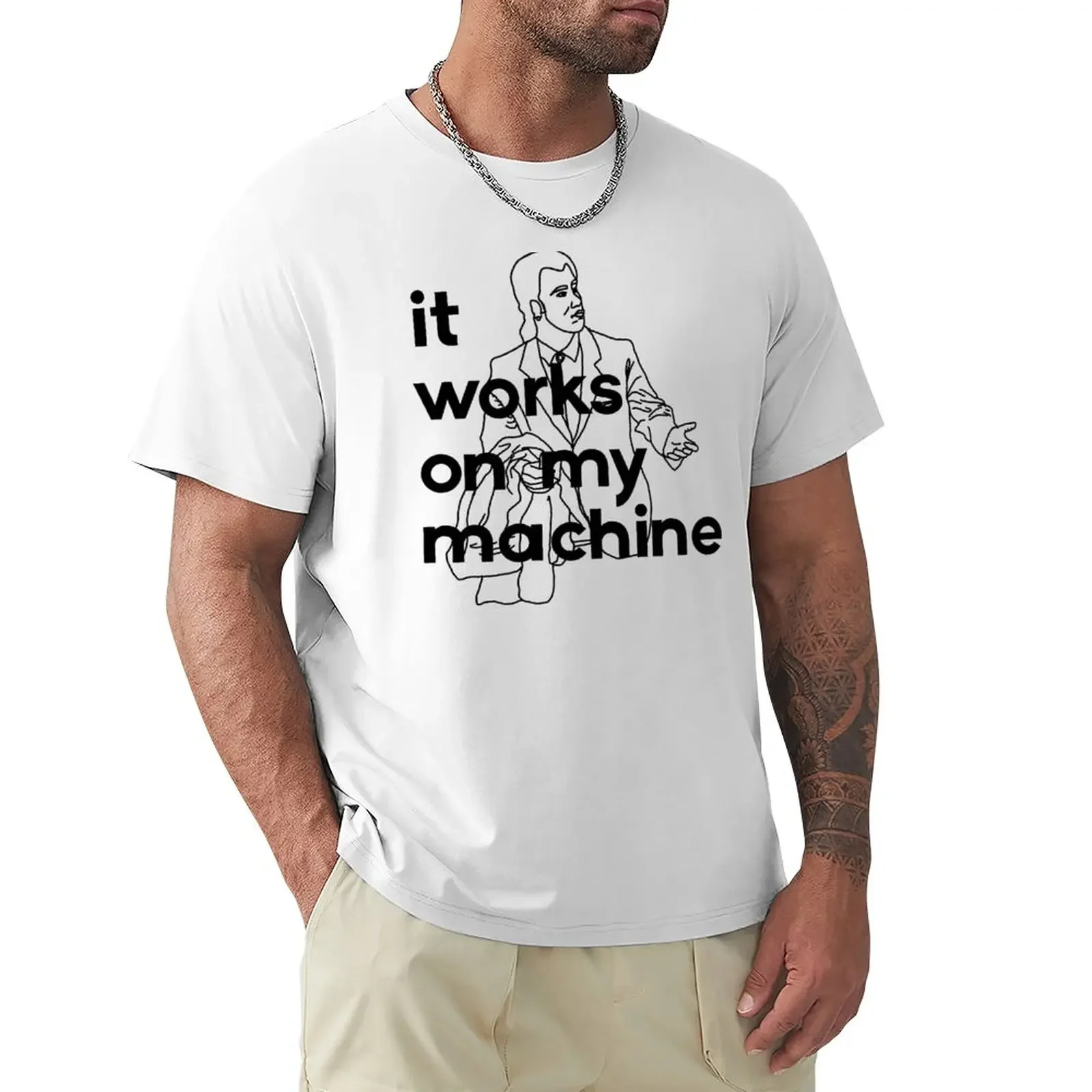 

It Works On My Machine #1 T-Shirt sweat blacks summer top mens cotton t shirts