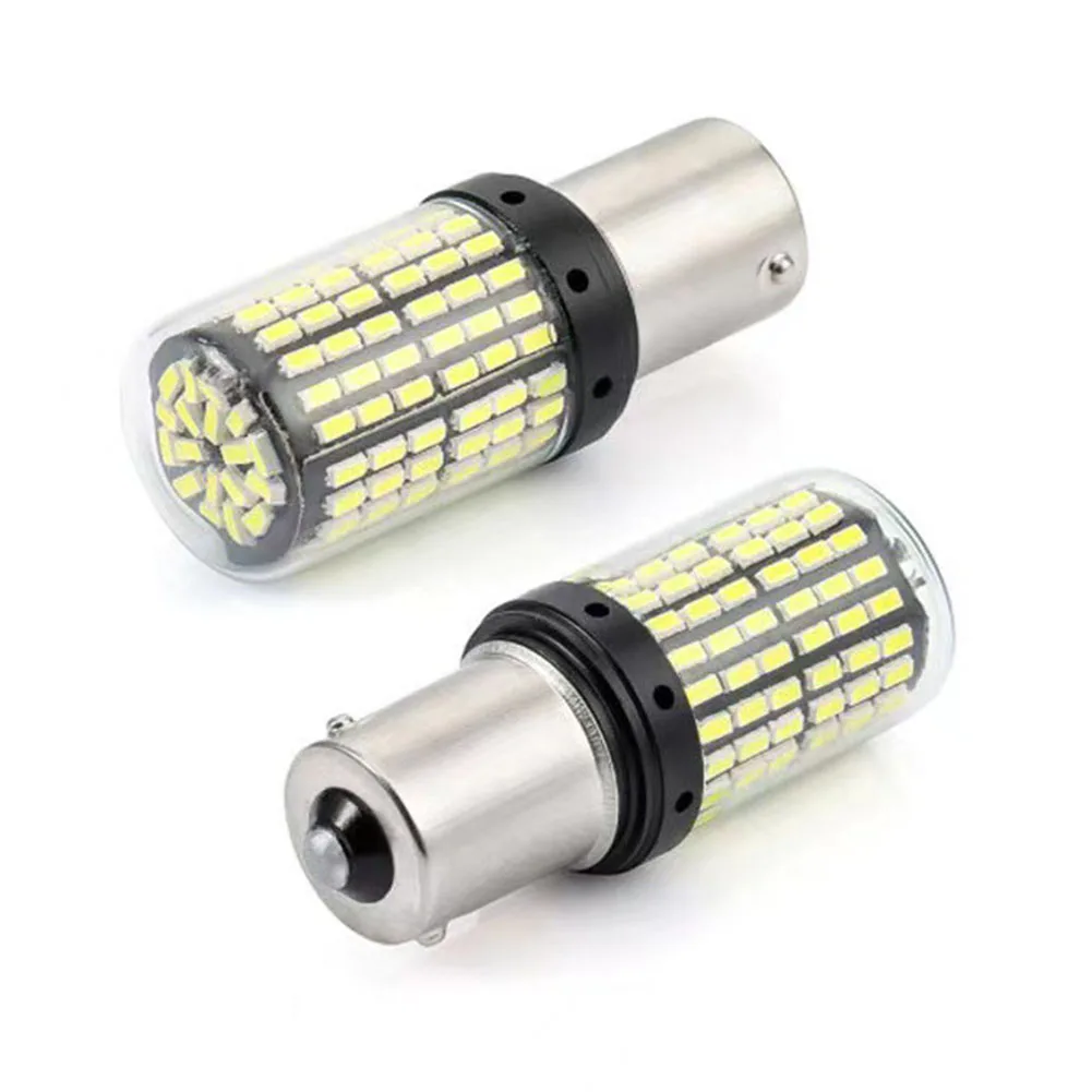 

Задняя фонарь, автомобильный сигнал поворота, пластиковая Замена 1156, 144SMD 2 шт 55 мм * 15 мм * 20 мм, абсолютно новый и высококачественный