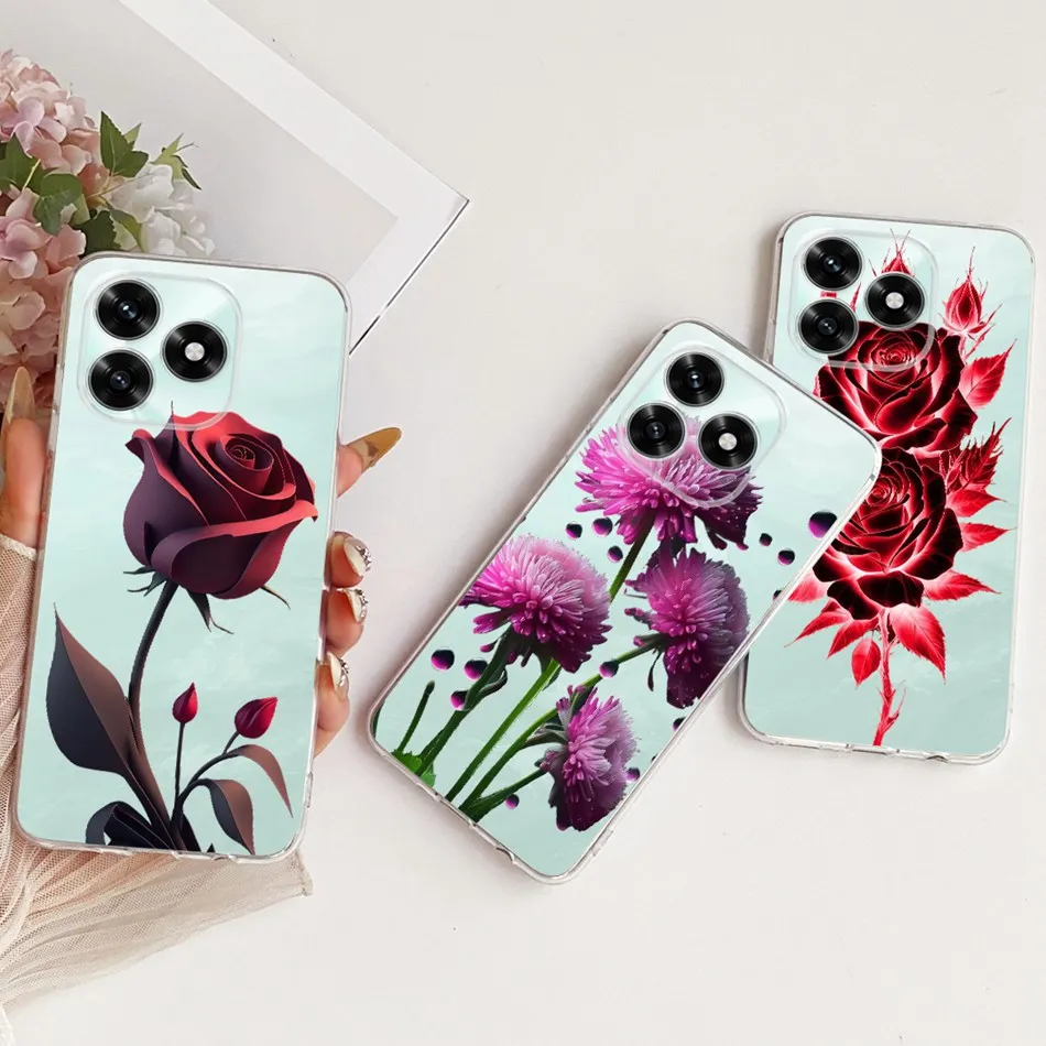 Enhanced Product Title: Sleek Transparent TPU Soft Silicone Phone Case