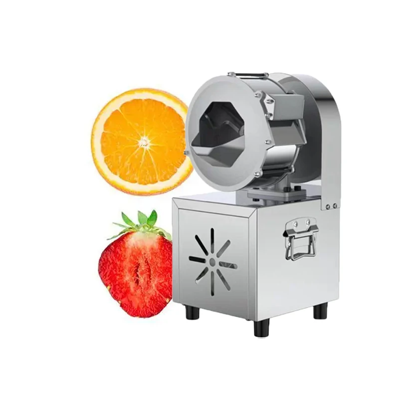 Commercial Vegetable Cutting Machine Electric Stainless Steel Multi-Function Automatic Food Processing Equipment 220V