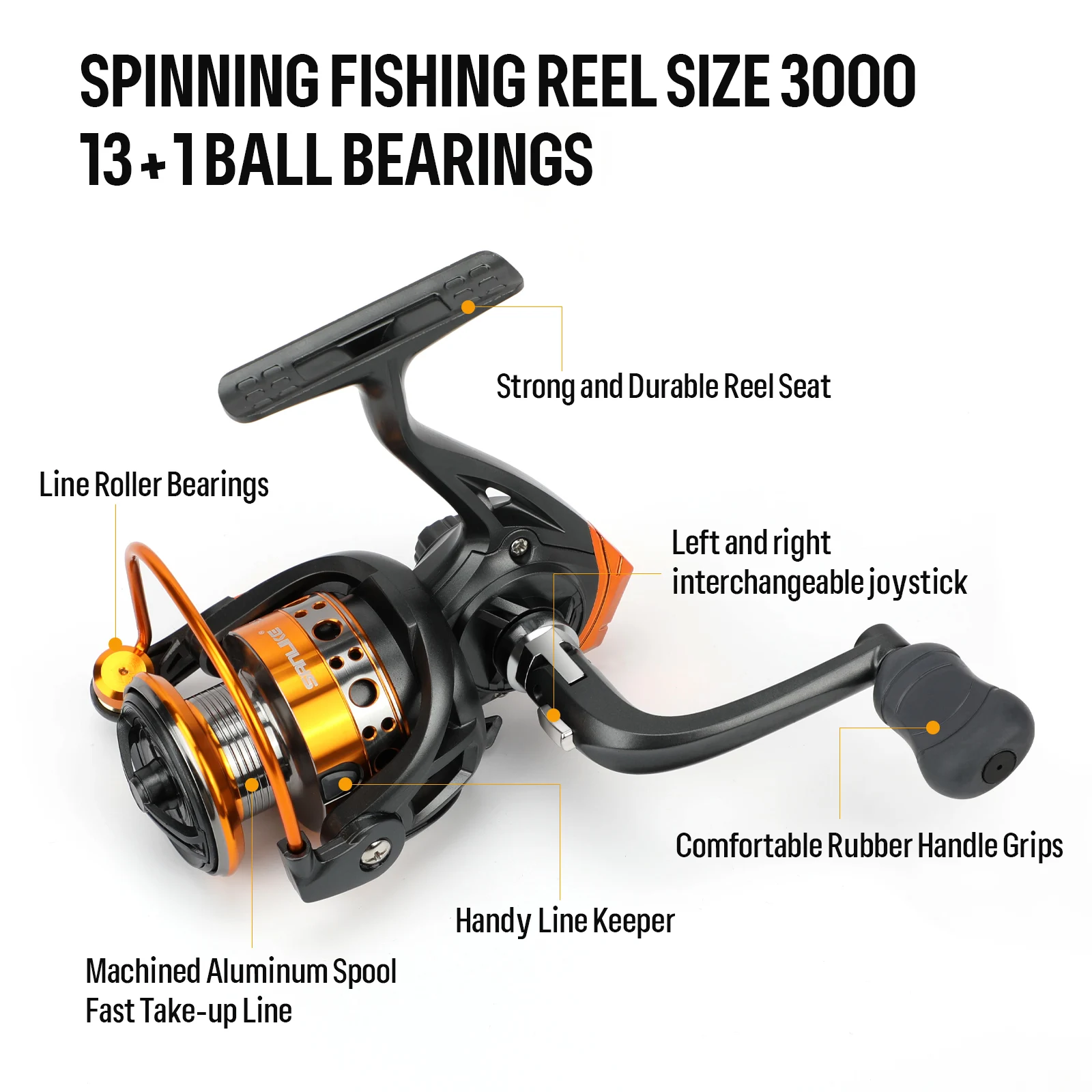 SANLIKE Fishing Rod and Reel Combo Carbon Fiber Fishing Poles Reel Set with  Fishing Lures Line Kit Fishing Tool Accessories