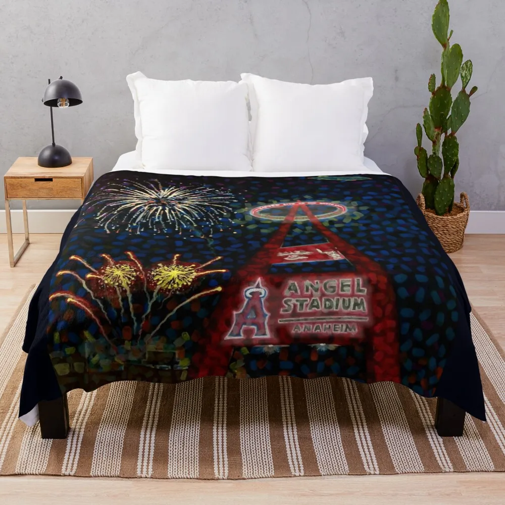 

Angels Home Run Throw Blanket Luxury Thicken Blanket Hairy Blanket