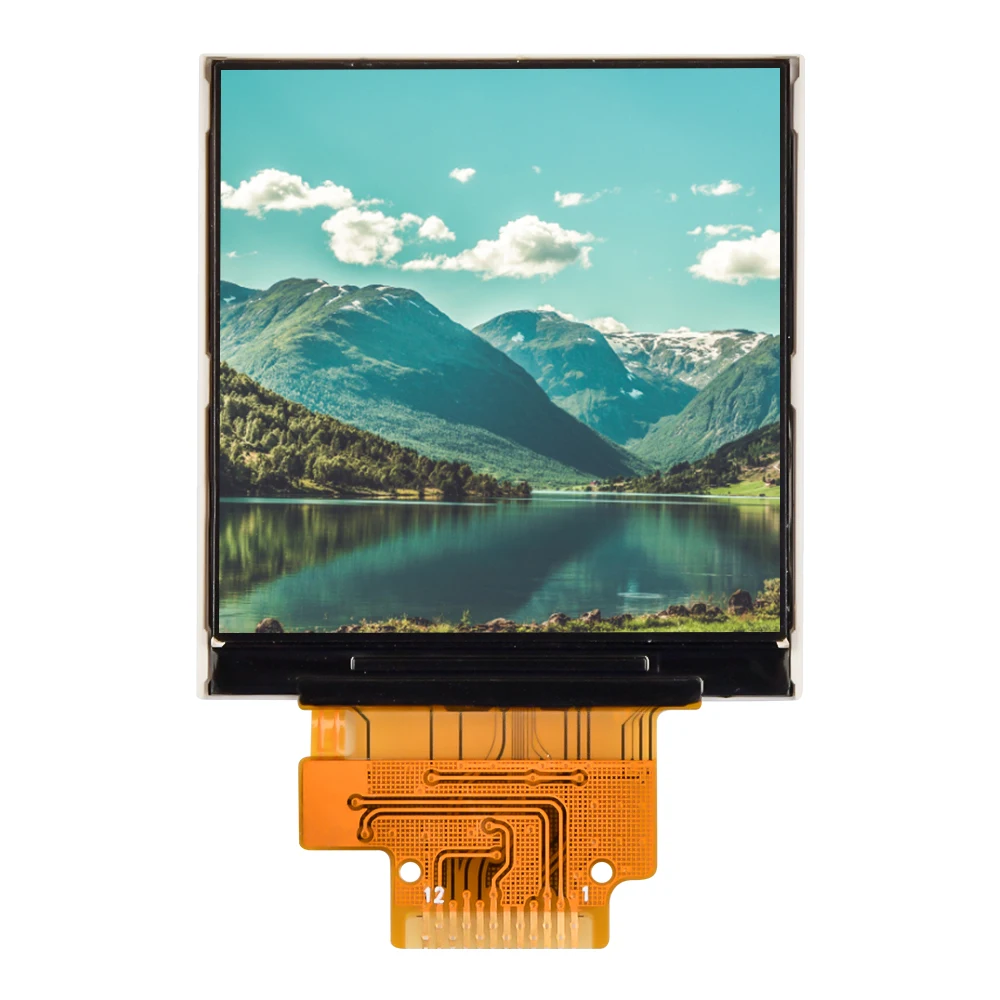 1.54 inch TFT LCD module 240x240 SPI interface driver chip ST7789V 3.3V HD IPS full color 12PIN serial port screen module 1 54inch 240x240 lcd display diy kit spi serial port module tft color screen st7789 driver board lcd module for arduino