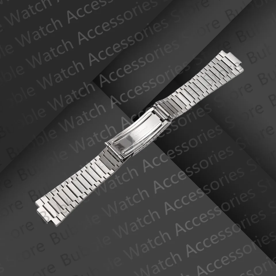23mm Women/Men Watch Band Replacement Wrist Watch Strap Genuine Solid Stainless Steel Wrist Bracelet Straps for omega