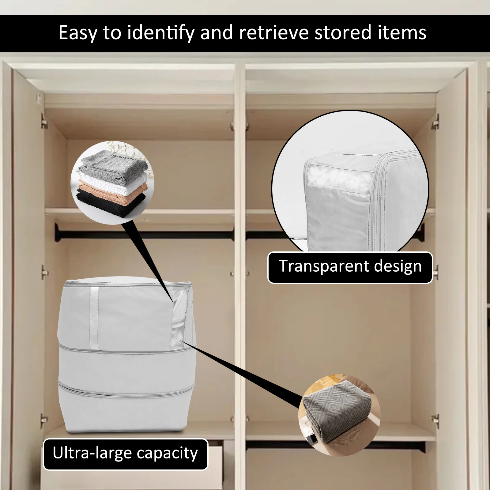 Oxford Cloth Compression Storage Bag for Clothes and Bedding