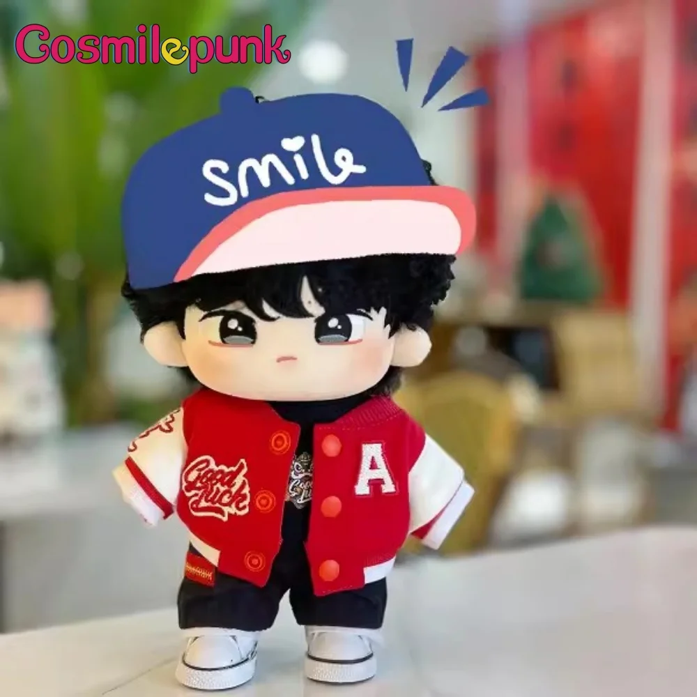 

Anime Wang Yibo Xiao Zhan Baseball Uniform Suit Clothes For 20cm Plush Doll Clothes Toy Costume Cosplay Cute Fan Gift MDZS C GG