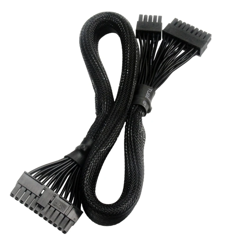 

24Pin To 18+10Pin Mainboard PSUs Modular Power Supply Cable 60CM Meshed Line