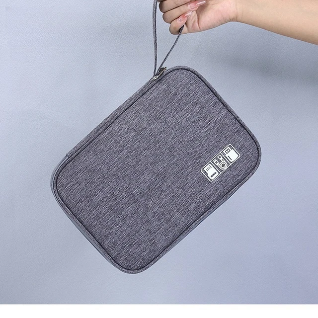 Handheld Digital Bag Multifunctional Large Capacity Moistureproof Mesh
