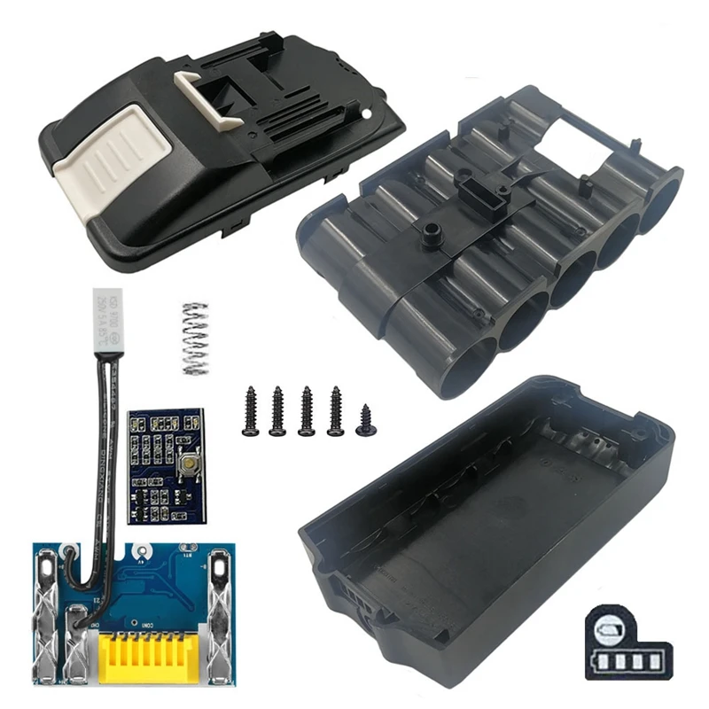 

BL1830 5 x 21700 Li-Ion Battery Case PCB Charging Protection Circuit Board Shell Box for MAKITA 18V 3.0Ah 9.0Ah Housings