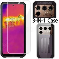 Enhanced Tempered Glass Protective Case and Screen Protector Cover for IIIF150 Raptor (3 in 1 clear case)