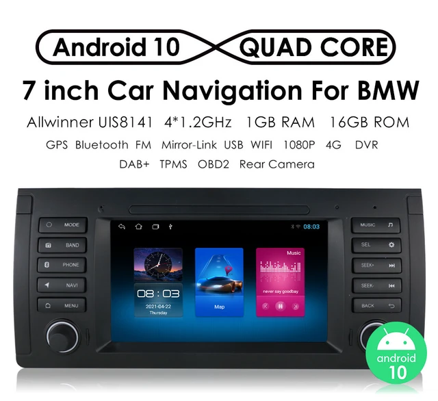 7 INCH Android Car Stereo Multimedia Player for BMW E39 E53 M5 1995 - 2003  Carplay Car Autoradio Video GPS Navigation Wifi EQ - AliExpress