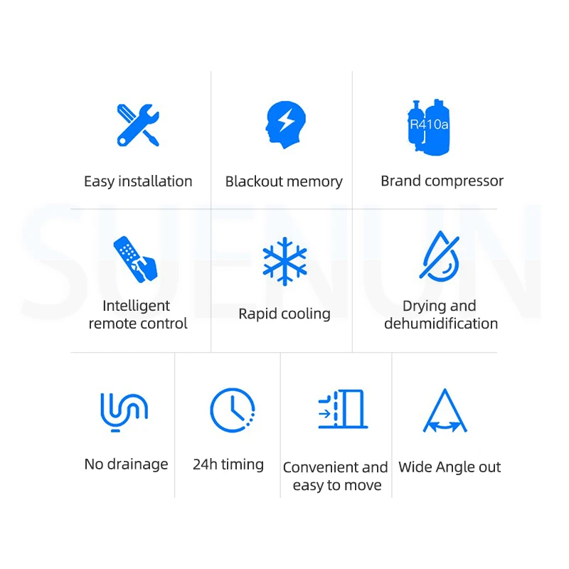 Household Window Type Air Conditioning Single Cooling Variable Frequency Convenient