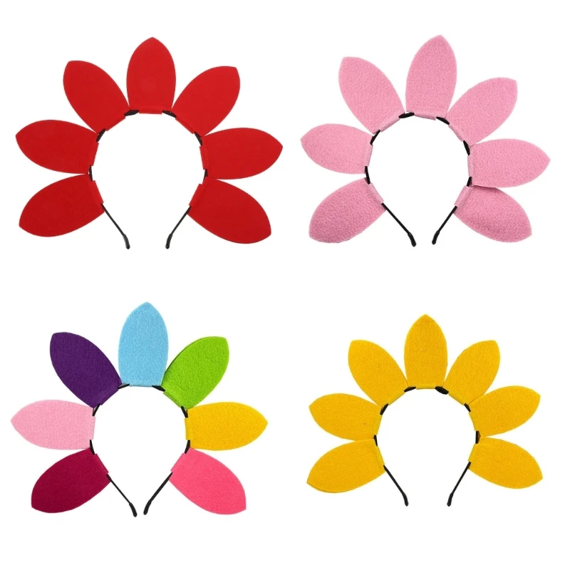 

Summer Floral Party Headwear Floral Headband Party Costume Headpieces N7YF
