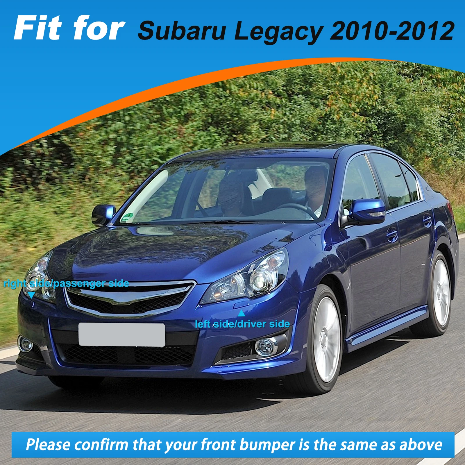 Front Bumper Headlight Washer Cover Cap For Subaru Legacy Accessories 2010 2011 2012 car headlight washer nozzle cover