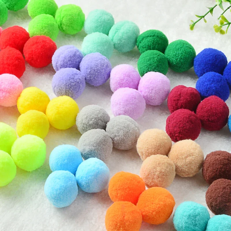 8/10/15/20/25/30mm Mixed Fluffy Soft Pom Poms Pompoms Ball Furball Handmade for DIY Crafts Home Decor Sewing Supplies pom poms craft supplies fluffy ball accessories