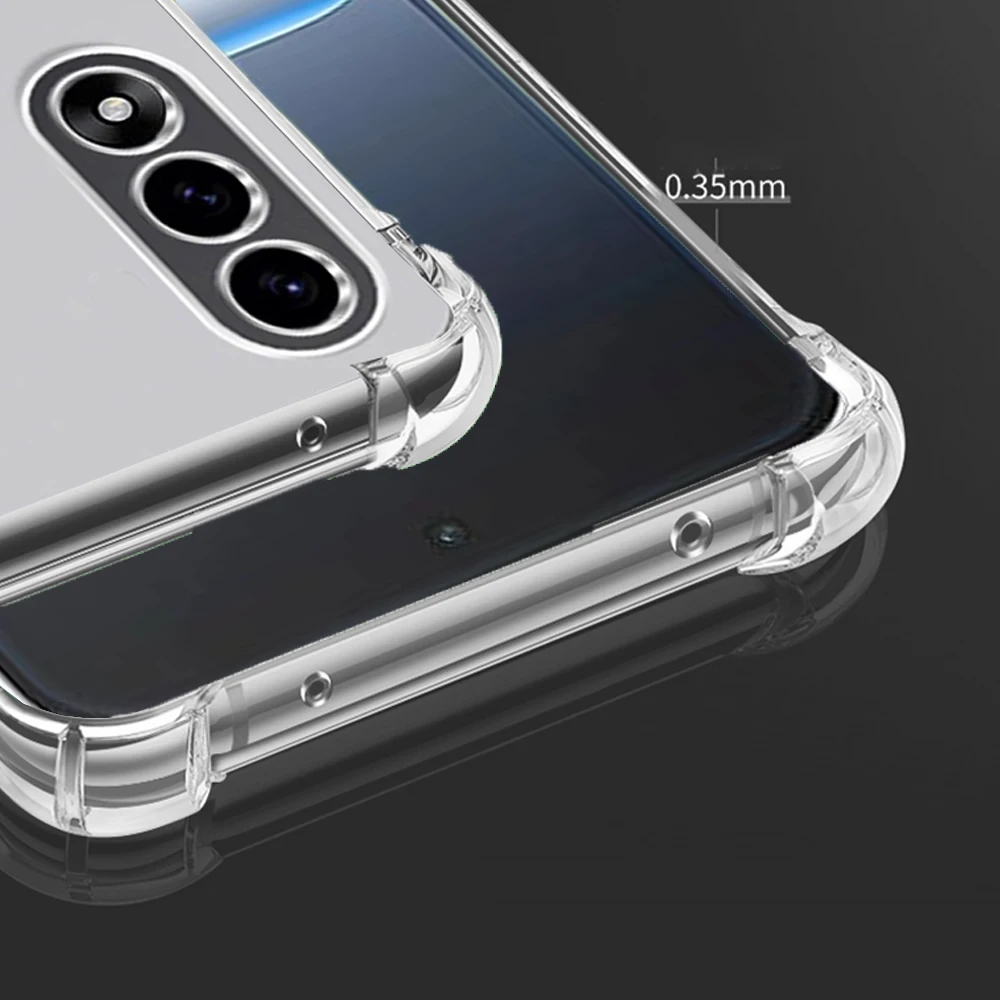 Clear Slim TPU Silicone Corner Protective Phone Case