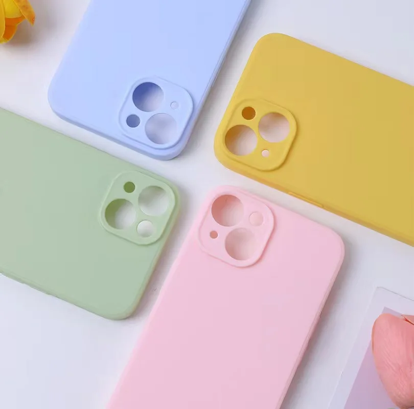 Luxury Liquid Silicone iPhone Case – Premium Protection Cover