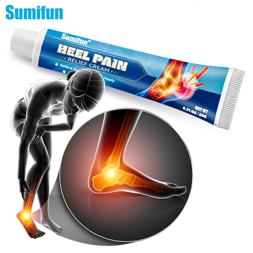 

Sumifun Heel Pain Relief Cream Heel Spur Foot Swelling Ointment Feet Care Tool Achilles Tendon Bone Joint Arthritis Ankle Oil