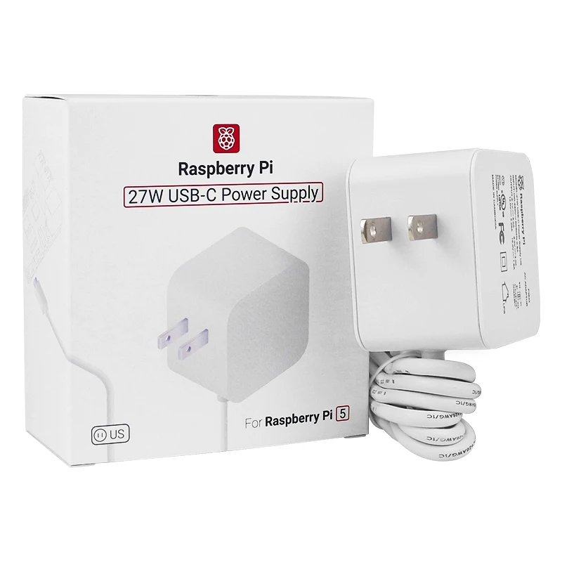Рисунок 2 - Официальный блок питания Raspberry Pi 27 Вт USB-C